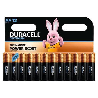 Pile Duracell Optimum 12x AA