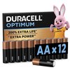 Pile Duracell Optimum 12x AA Photo