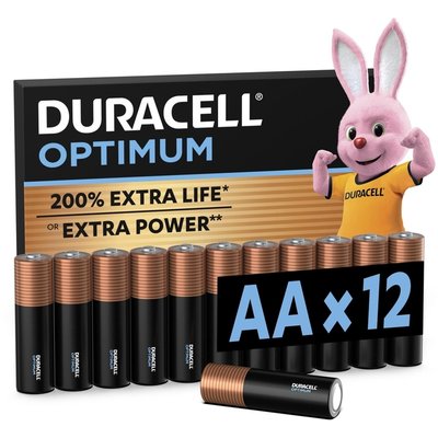Pile Duracell Optimum 12x AA