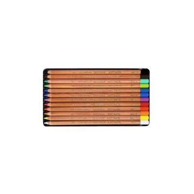 Crayon pastel Koh-I-Noor gioconda 12 pièces assorti