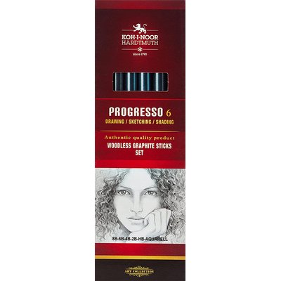 Crayon graphite Koh-I-Noor Progresso 8915 HB 8B + aqua