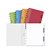 Cahier ADOC A5 carreau 5x5mm 144 pages 90g 5 intercalaires assorti