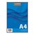 Bloc-notes Aurora A4 carreau 5x5mm 100 feuilles 60g bleu