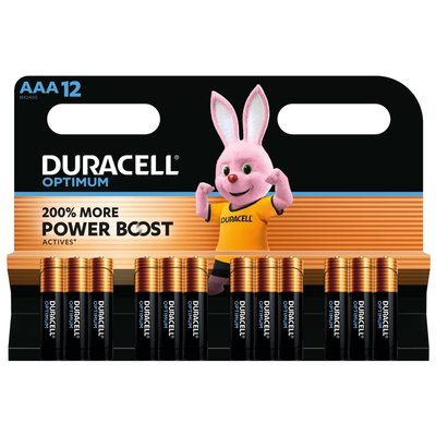 Pile Duracell Optimum 12x AAA