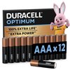 Pile Duracell Optimum 12x AAA Photo