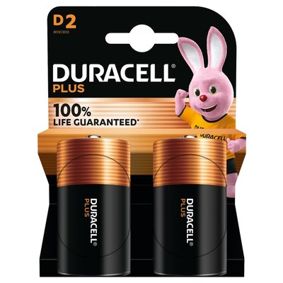 Pile Duracell Plus 2x D