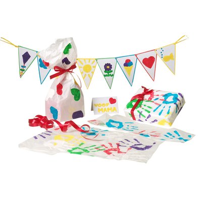Vingerverf Creall Happy Ingredients 6 kleuren à 80ml