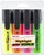 Markeerstift edding 345 2-5mm assorti set à 4 stuks