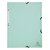 Elastomap Exacompta aquarel A4 3 kleppen 400gr glanskarton groen