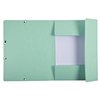Elastomap Exacompta aquarel A4 3 kleppen 400gr glanskarton groen foto