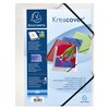 Elastomap Exacompta Kreacover A4 3 kleppen PP assorti foto