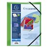 Elastomap Exacompta Kreacover A4 3 kleppen PP assorti foto