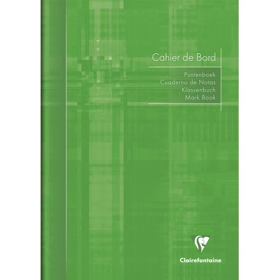 Cahier de bord enseignant A4 72 pages 110g multilingue assorti