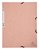 Elastomap Exacompta Aquarel A4 3 kleppen 400gr glanskarton roze