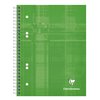 Collegeblok Clairefontaine Studium A5+ ruit 5x5mm 6-gaats 80 pagina's assorti foto