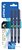 Rollerpen PILOT V-Ball 07 medium blauw blister à 3 stuks