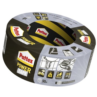 Ruban adhésif Pattex Power Tape 50mmx50m gris