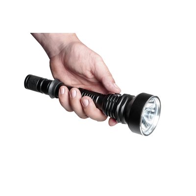 Lampe de poche MAULhelios LED 23cm batterie portée 300m 10W