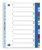 Tabbladen Oxford A4+ 11-gaats 1-10 PP kleur