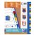 Intercalaire Oxford A4+ 11 perforations 1-31 PP couleur