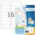 Etiket HERMA 5075 A4 99.1x33.8 mm premium wit 400 stuks