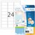 Etiquette HERMA 4500 Premium A4 63,5x33,9mm blanc 600 pièces