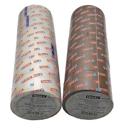 Verpakkingstape Tesa 50mmx66m PP bruin