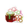 Etiket HERMA 15446 keuken new look rood foto