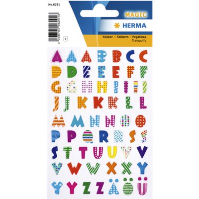 Etiquette HERMA Stone lettres colorées