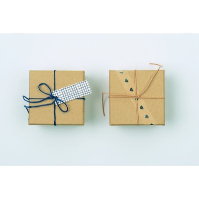 Boîte carton à décorer Folia Mini 75x75x45cm naturel 10 pièces