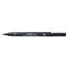 Fineliner Uni-ball Pin Brush Fin noir Photo