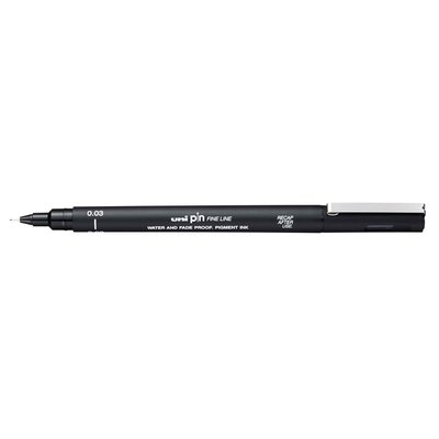 Fineliner Uni-ball Pin 0,03mm noir