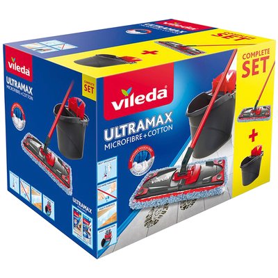 Kit mop Vileda Ultra Max Micro & Coton