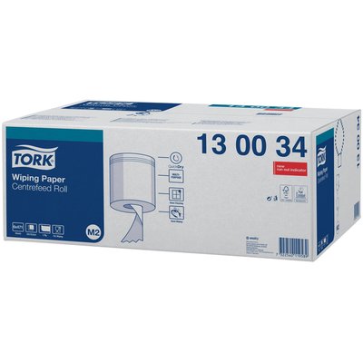 Poetspapier Tork M2 Premium 1-laags 165m wit 130034