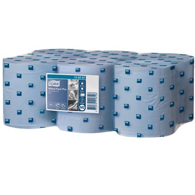 Poetspapier Tork M2 Plus Advanced 2-laags 158m blauw 128207