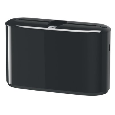 Handdoekdispenser Tork H2 Elevation Xpress countertop zwart 552208