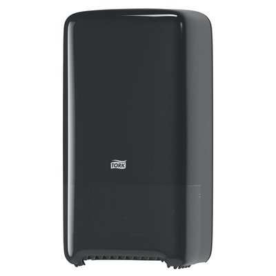 Toiletpapierdispenser Tork T6 Elevation medium duo zwart 557508