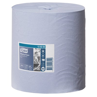 Poetspapier Tork M2 Advanced 1-laags 320m blauw 128208