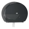 Toiletpapierdispenser Tork T2 Elevation jumbo klein zwart 555008 foto