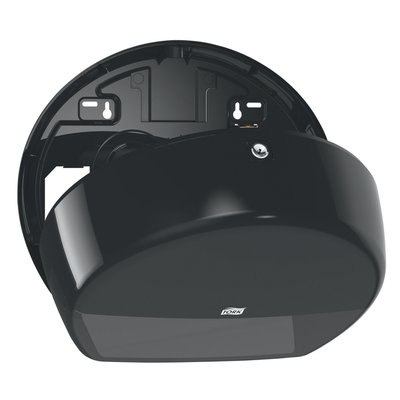 Toiletpapierdispenser Tork T2 Elevation jumbo klein zwart 555008
