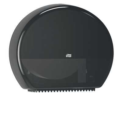 Toiletpapierdispenser Tork T1 Elevation jumbo zwart 554008