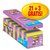 Memoblok Post-it 654 Super Sticky 76x76mm 21+3 gratis assorti