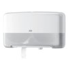 Toiletpapierdispenser Tork T2 Elevation jumbo klein duo wit 555500 foto