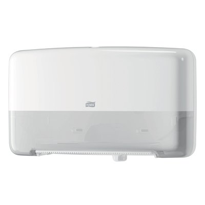 Toiletpapierdispenser Tork T2 Elevation jumbo klein duo wit 555500