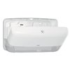 Toiletpapierdispenser Tork T2 Elevation jumbo klein duo wit 555500 foto