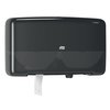 Toiletpapierdispenser Tork T2 Elevation jumbo klein duo zwart 555508 foto