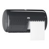 Toiletpapierdispenser Tork T4 Elevation duo zwart 557008 foto