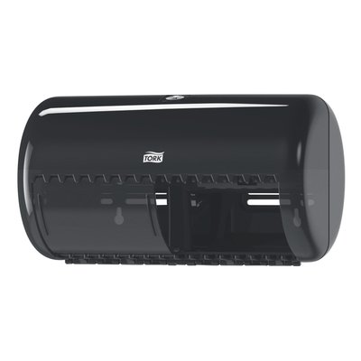 Toiletpapierdispenser Tork T4 Elevation duo zwart 557008