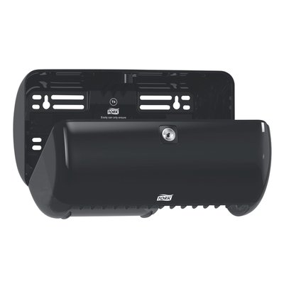 Toiletpapierdispenser Tork T4 Elevation duo zwart 557008
