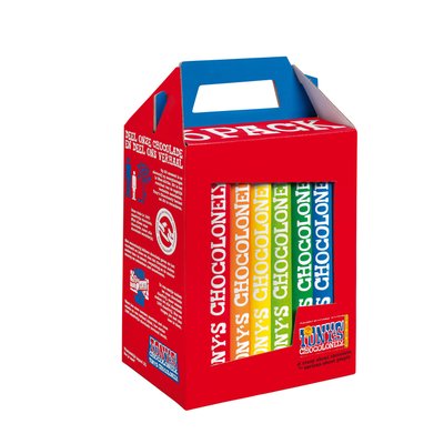 Chocolade Tony's Chocolonely Rainbowpack Classic 6 repen à 180gr